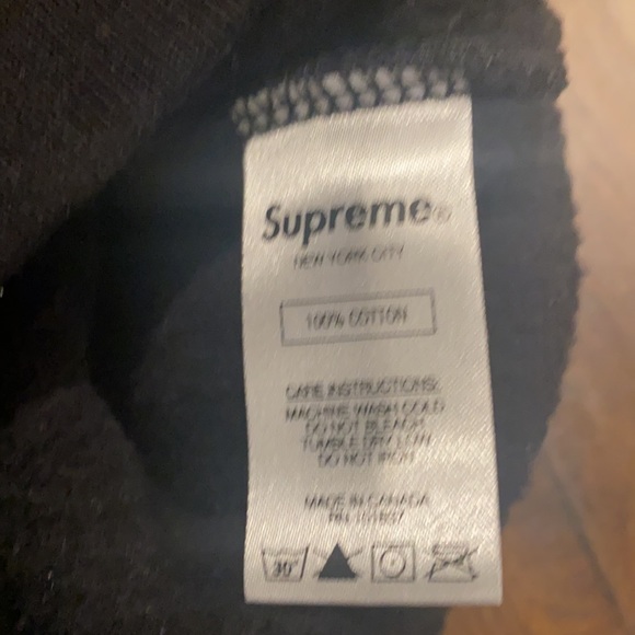 Men’s Supreme Underline Crewneck Sweatshirt - Picture 4 of 4